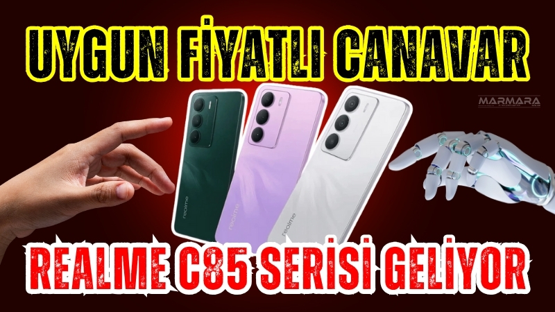 Realme, yeni C85 serisiyle orta segmentte çıtayı yükseltti. 7.000 mAh