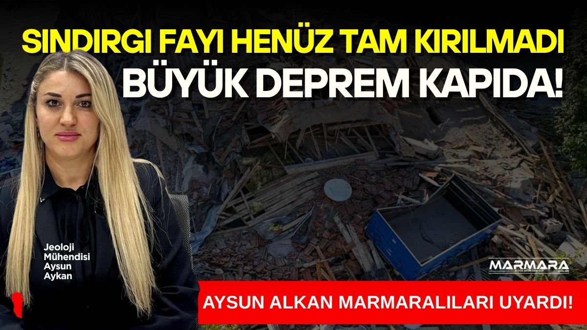 Jeoloji Mühendisi Aysun Aykan, 10 Ağustos’ta Balıkesir’in Sındırgı ilçesinde meydana