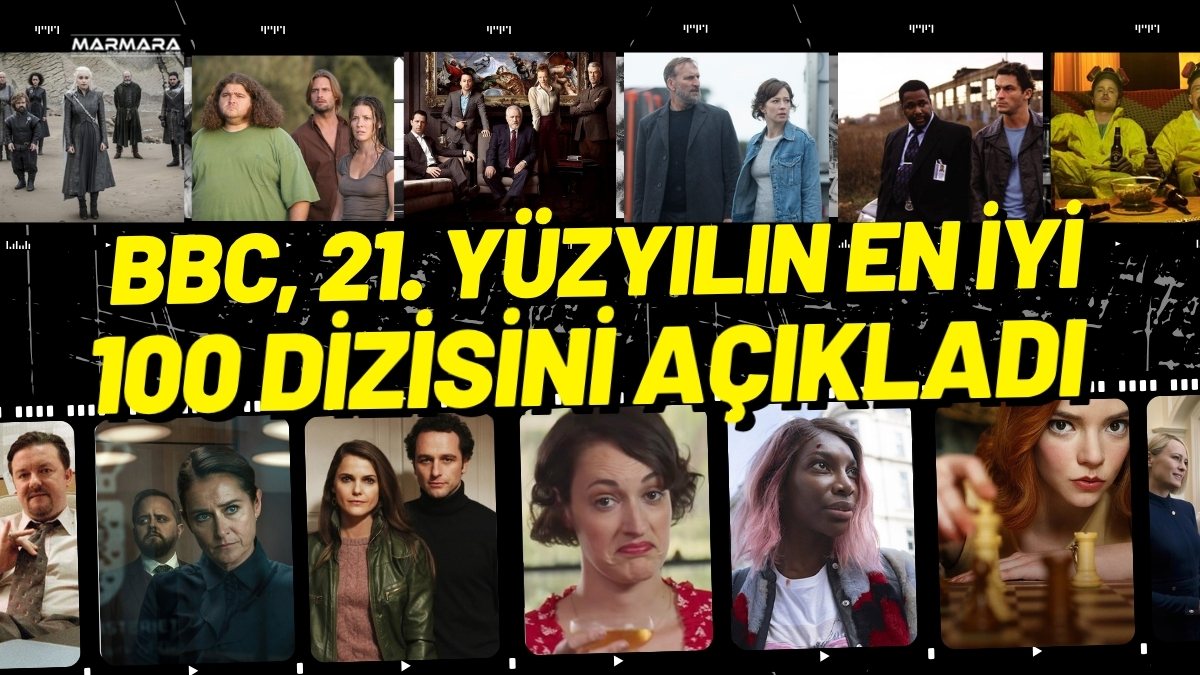 BBC Culture, televizyon tarihine damga vuran dizileri bir araya getirdi.