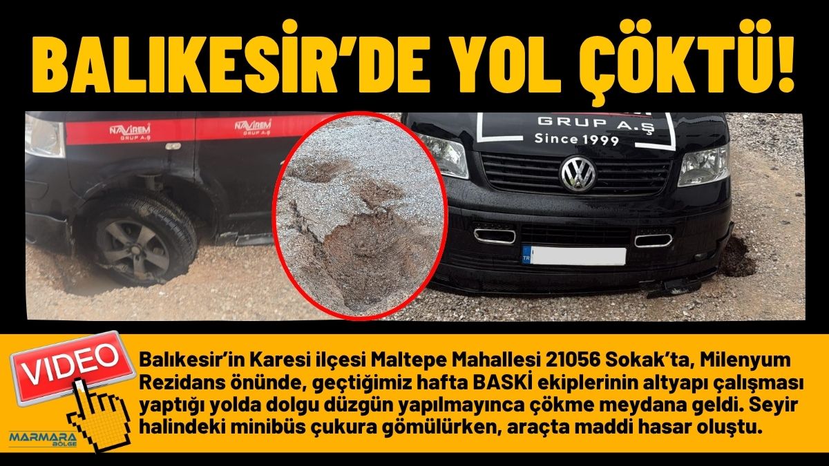Balıkesir’in Karesi ilçesi Maltepe Mahallesi’nde, geçtiğimiz hafta BASKİ ekiplerinin altyapı