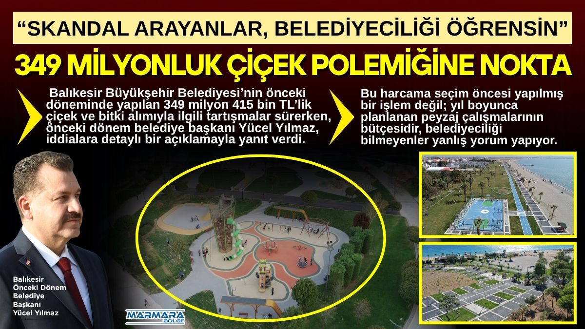 Balıkesir Büyükşehir Belediyesi’nin önceki döneminde yapılan 349 milyon 415 bin