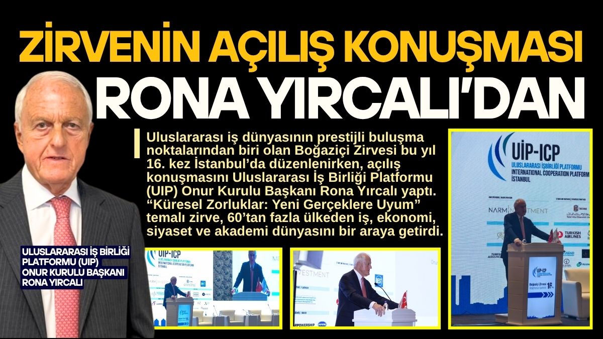 Uluslararası iş dünyasının prestijli buluşma noktalarından biri olan Boğaziçi Zirvesi