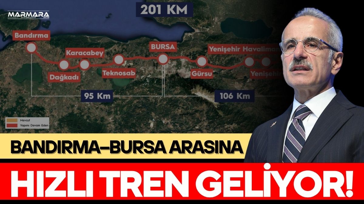 Ulaştırma ve Altyapı Bakanı Abdulkadir Uraloğlu, Bursa ziyaretinde yüksek hızlı