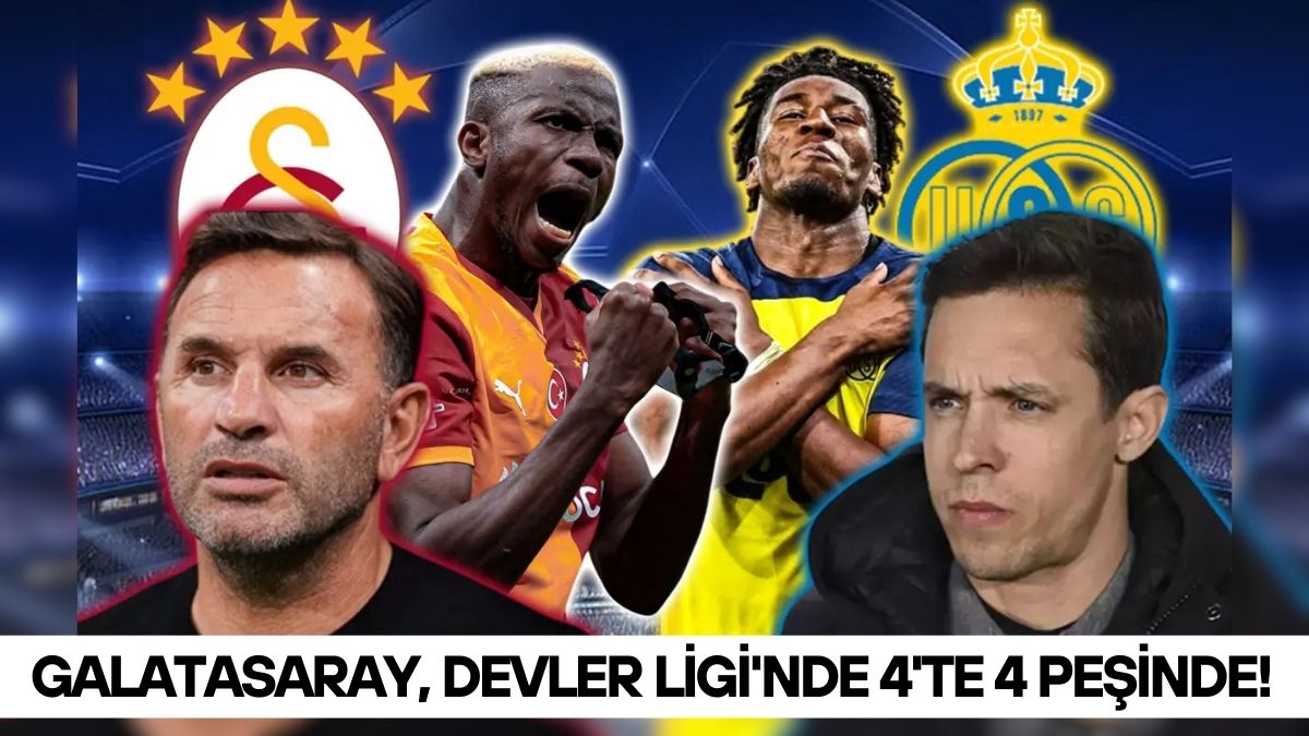 Galatasaray, UEFA Şampiyonlar Ligi’nin beşinci haftasında Belçika temsilcisi Union Saint-Gilloise’ı