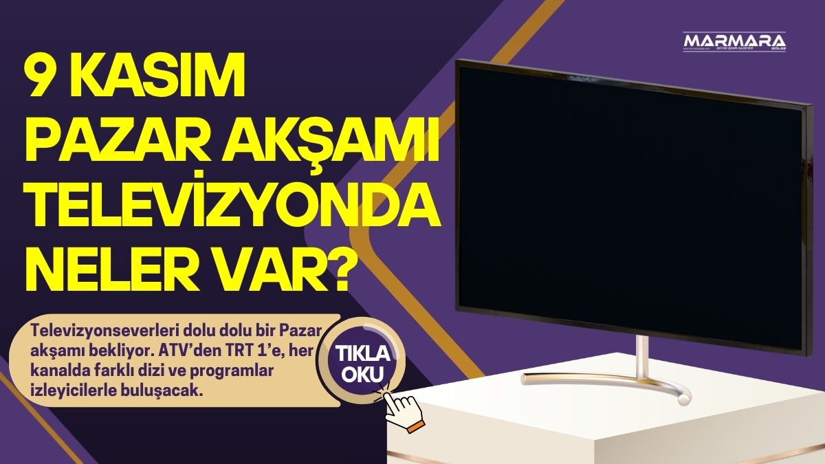 Televizyonseverleri dolu dolu bir Pazar akşamı bekliyor. ATV’den TRT 1’e,