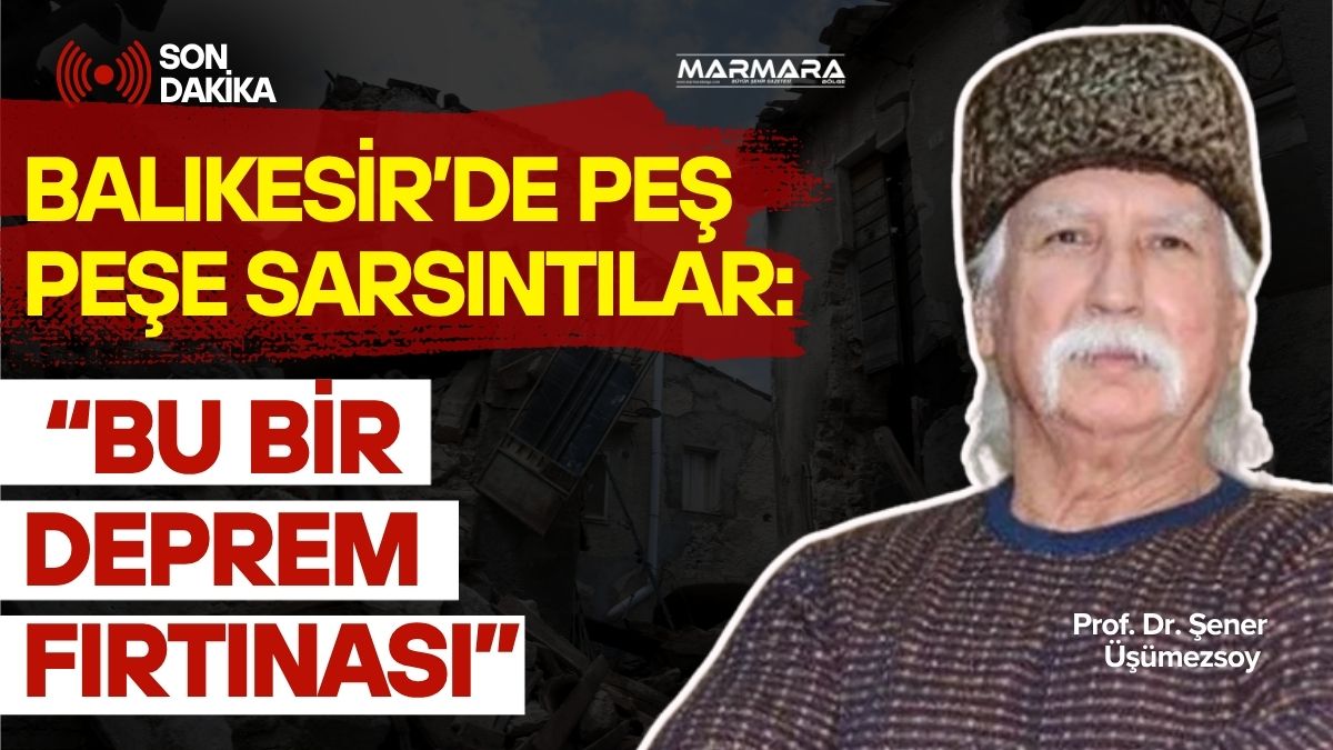 Balıkesir’in Sındırgı ilçesinde son günlerde yaşanan art arda depremler vatandaşları