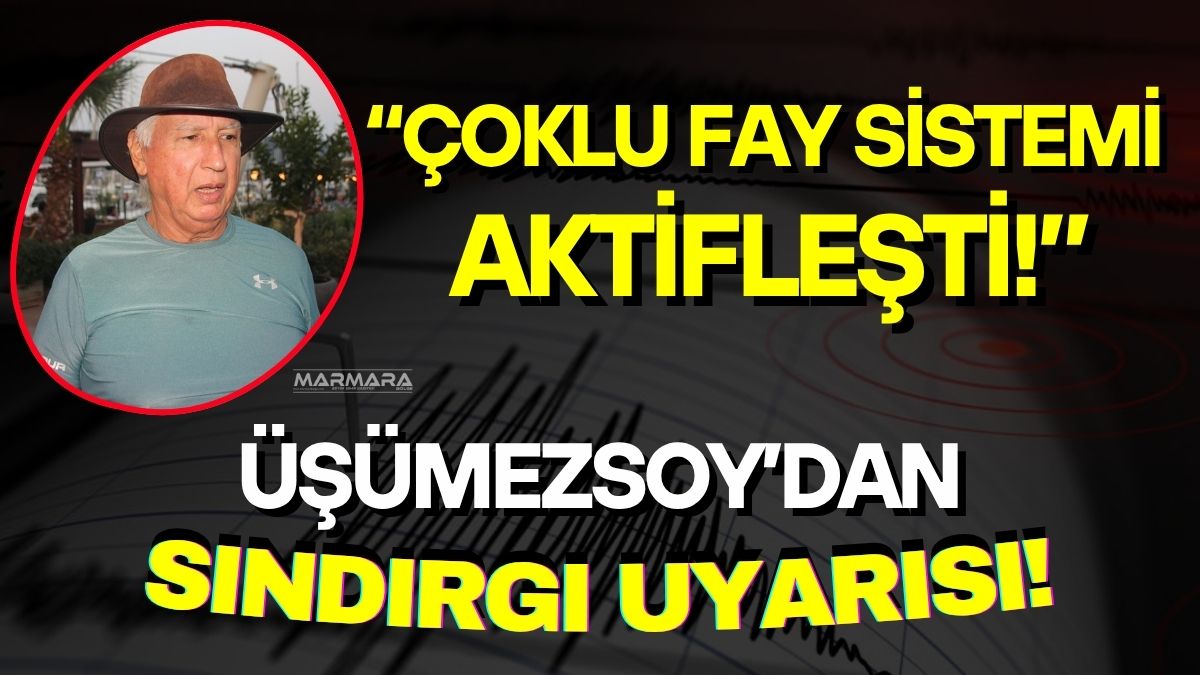Prof. Dr. Şener Üşümezsoy, yaptığı açıklamada Sındırgı’da 9 Kasım gecesi