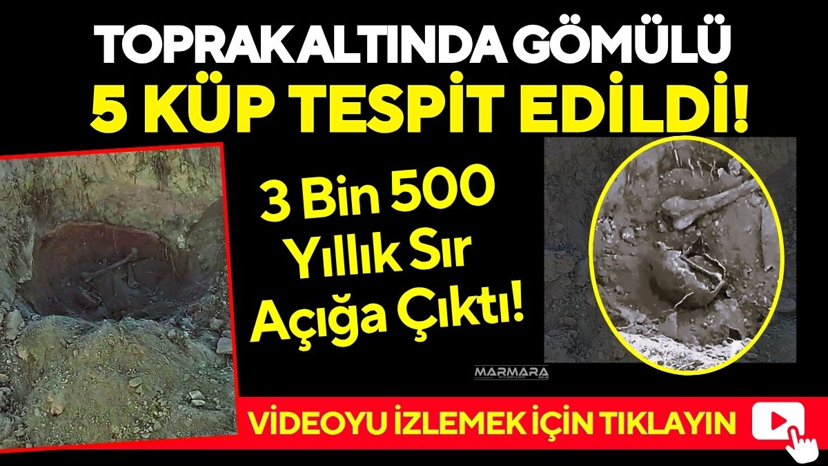 Denizli’nin Acıpayam ilçesinde tarımsal sulama hattı kazısı sırasında milattan önce