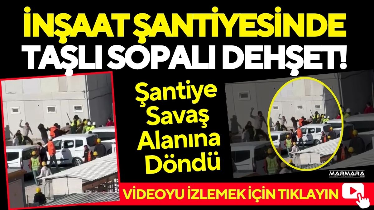 Ankara’nın Yenimahalle ilçesinde bir inşaatta işçiler arasında çıkan tartışma, kısa