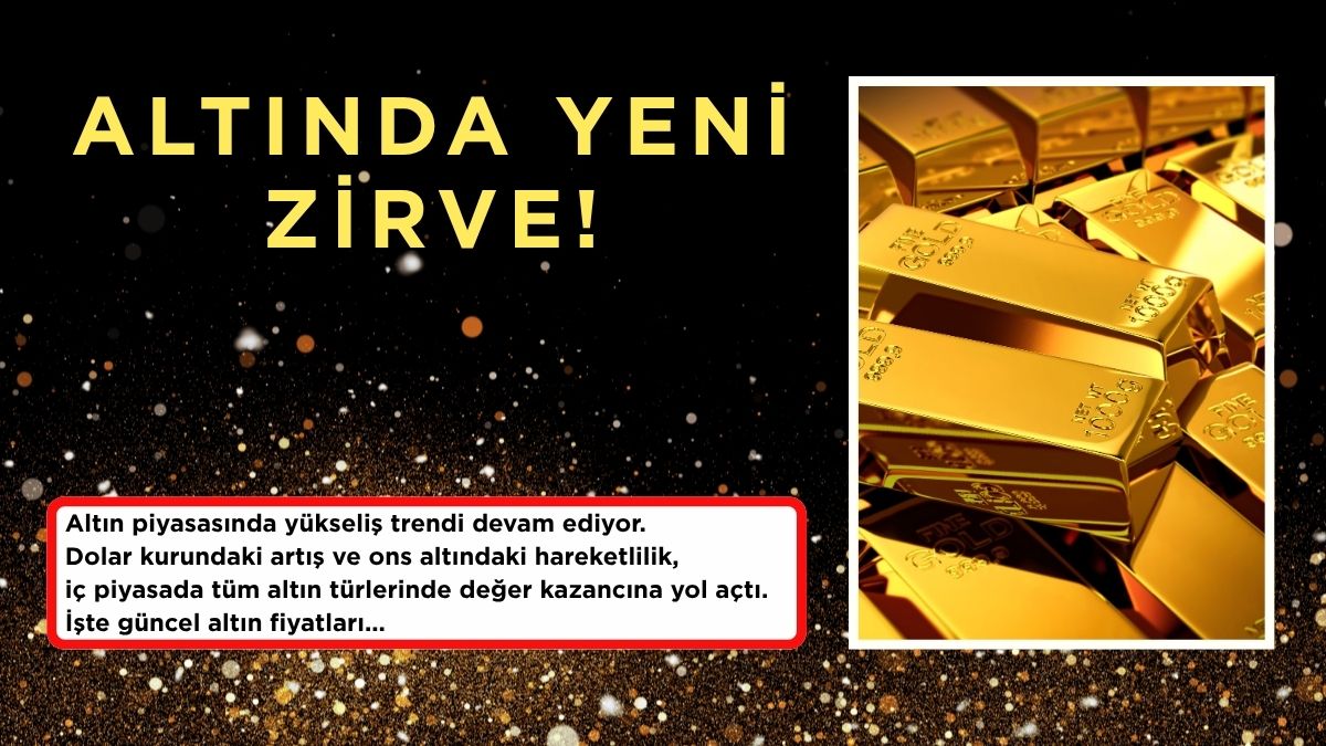 Altın piyasasında yükseliş trendi devam ediyor. Dolar kurundaki artış ve
