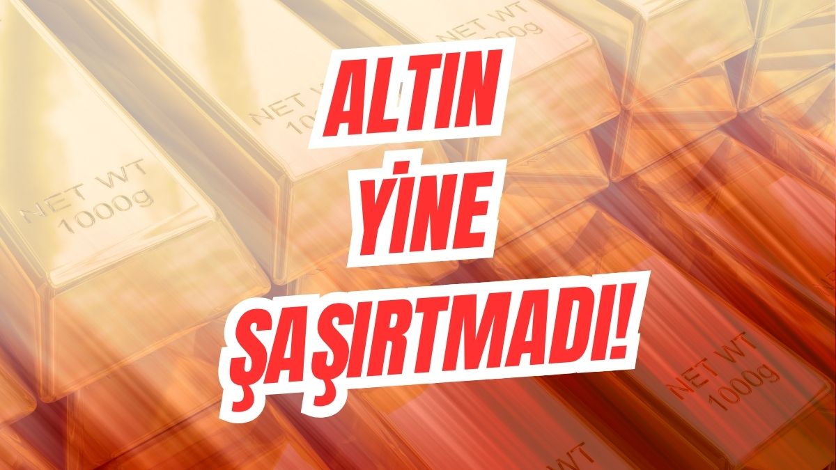 Altın piyasasında haftanın son işlem gününde yukarı yönlü hareket dikkat