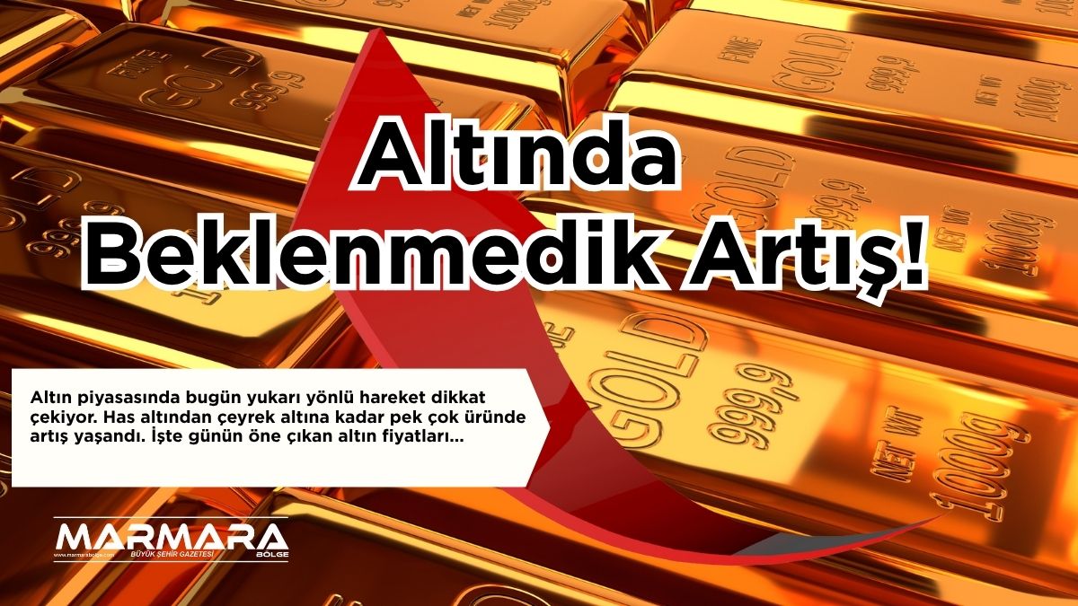 Altın piyasasında bugün yukarı yönlü hareket dikkat çekiyor. Has altından