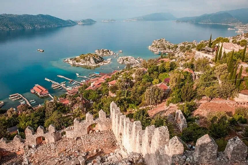 Akdeniz’in En Gizemli Köyü Keşfedildi! antalya kalekoy - Marmara Bölge Gazetesi