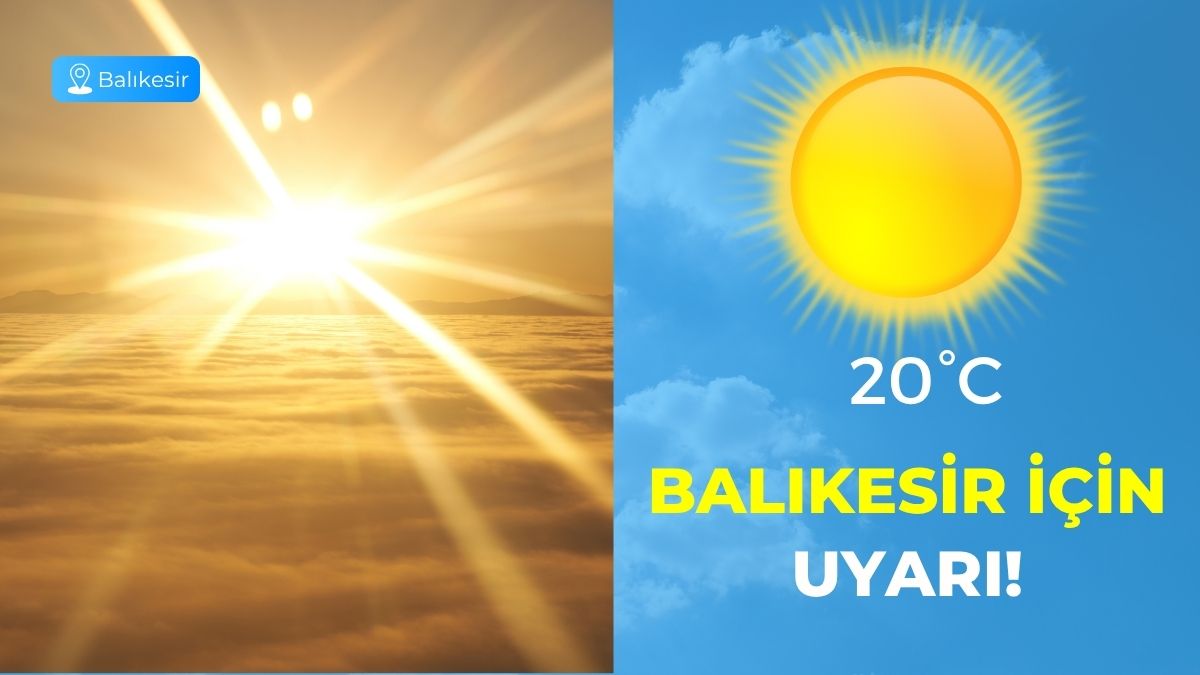 Balıkesir’de 6 Kasım Perşembe günü hava durumu Meteoroloji Genel Müdürlüğü