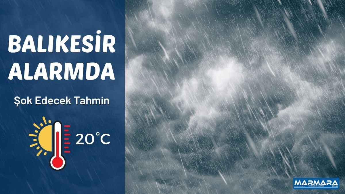 Balıkesir’de sonbahar yağışları yeniden etkisini göstermeye hazırlanıyor. Meteoroloji Genel Müdürlüğü