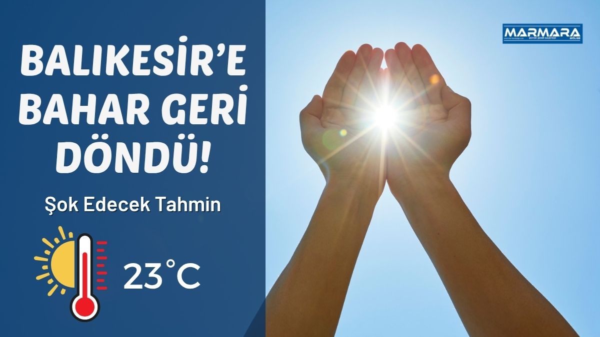 Meteoroloji Genel Müdürlüğü, Balıkesir için 8 Kasım Cumartesi gününe ait
