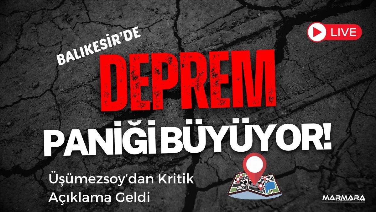 Balıkesir Sındırgı’da meydana gelen peş peşe depremler, Türkiye’nin yeniden deprem
