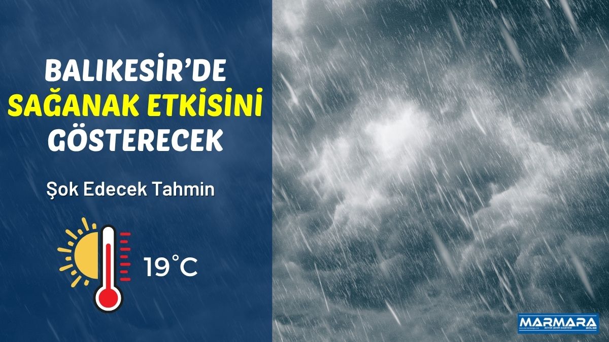 Meteoroloji Genel Müdürlüğü, Balıkesir için 11 Kasım Salı gününe ait