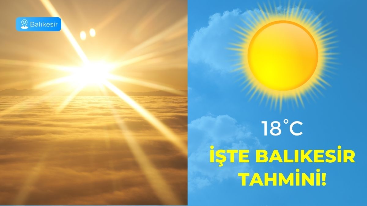 Meteoroloji Genel Müdürlüğü, Balıkesir için 16 Kasım Pazar gününe ait