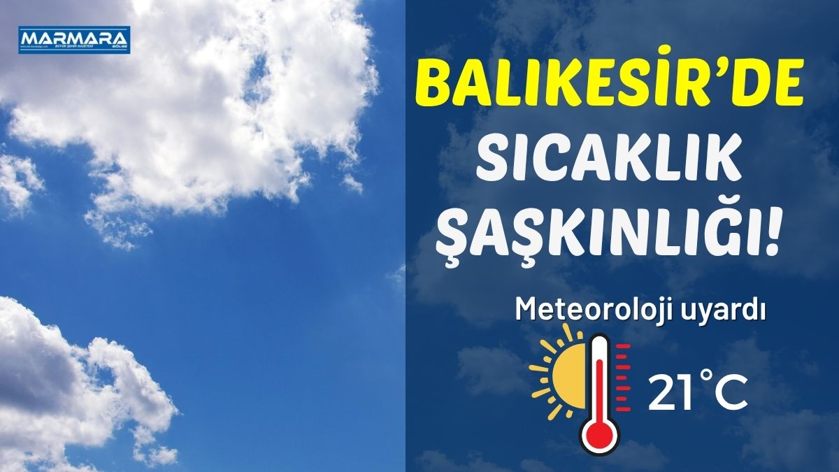 Meteoroloji Genel Müdürlüğü, Balıkesir için 18 Kasım Salı gününe ait