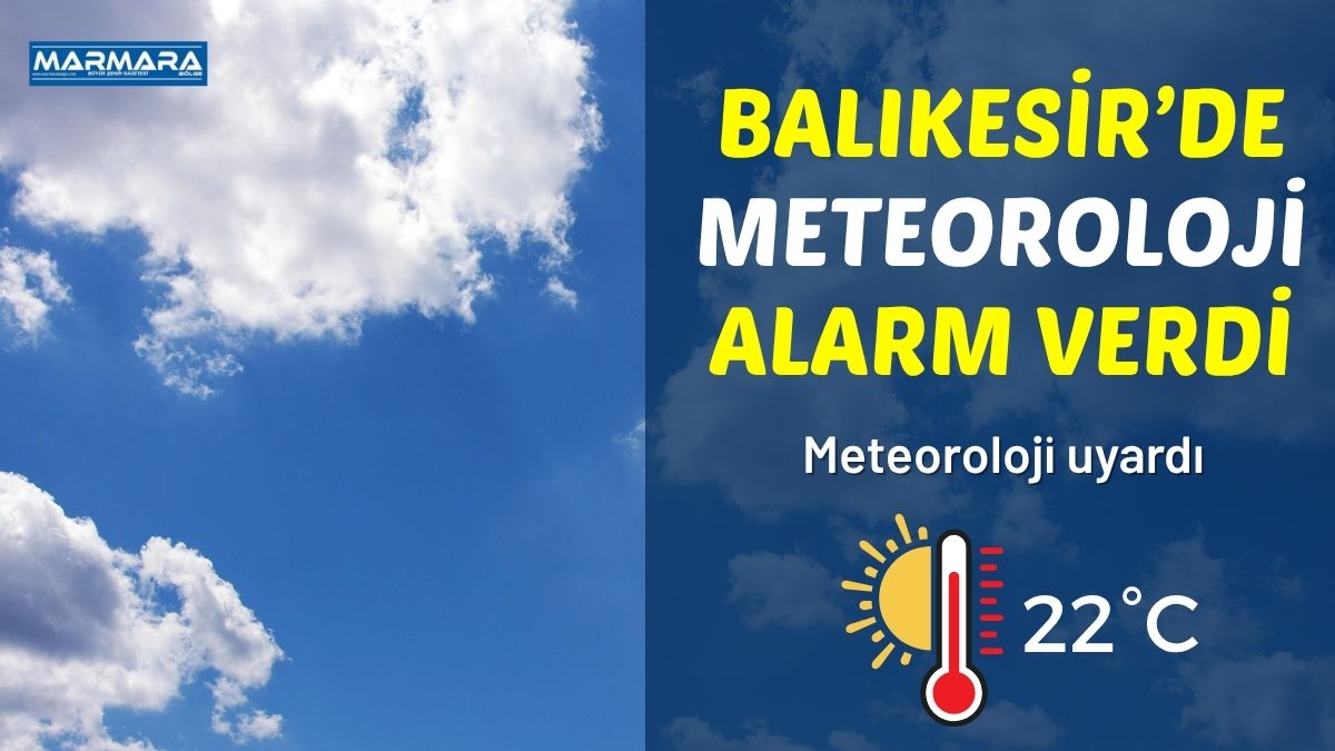 Meteoroloji Genel Müdürlüğü, Balıkesir için 20 Kasım Perşembe gününe ait