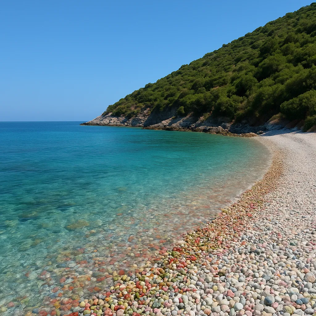 izmirin sakli cenneti renkli taslar plaji - Marmara Bölge Gazetesi