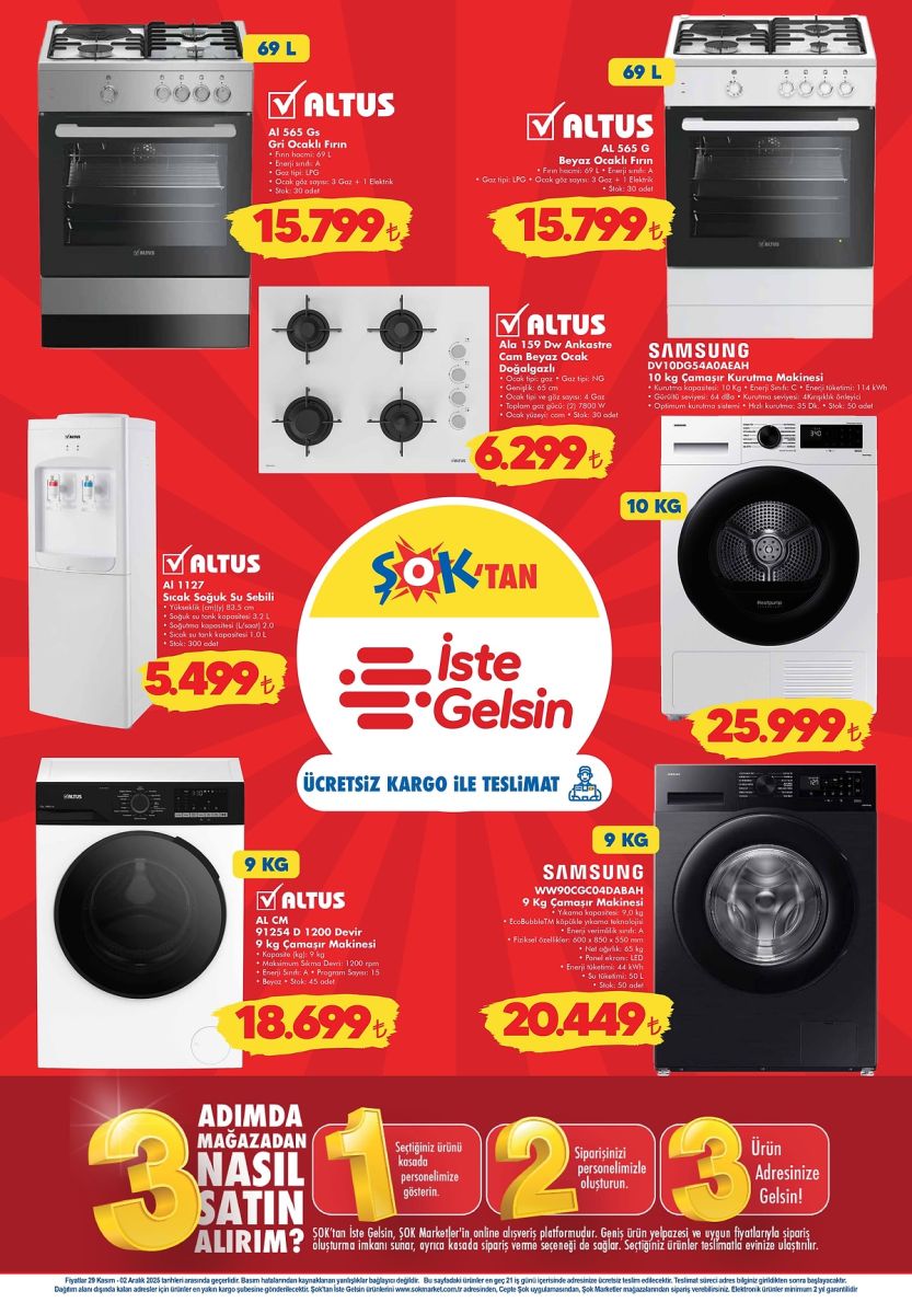 ŞOK’ta İnanılmaz Fiyatlar: 29 Kasım Kataloğunda Büyük Sürpriz s 806e31695dd86f41787e7f443baf02426a6e60f7 - Marmara Bölge Gazetesi