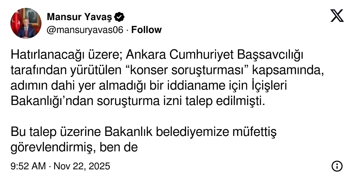İçişleri Bakanlığı Mansur Yavaş Hakkında Soruşturma İzni Verdi s b42c5b78def0ceba999b1044adc6c3a307622577 - Marmara Bölge Gazetesi