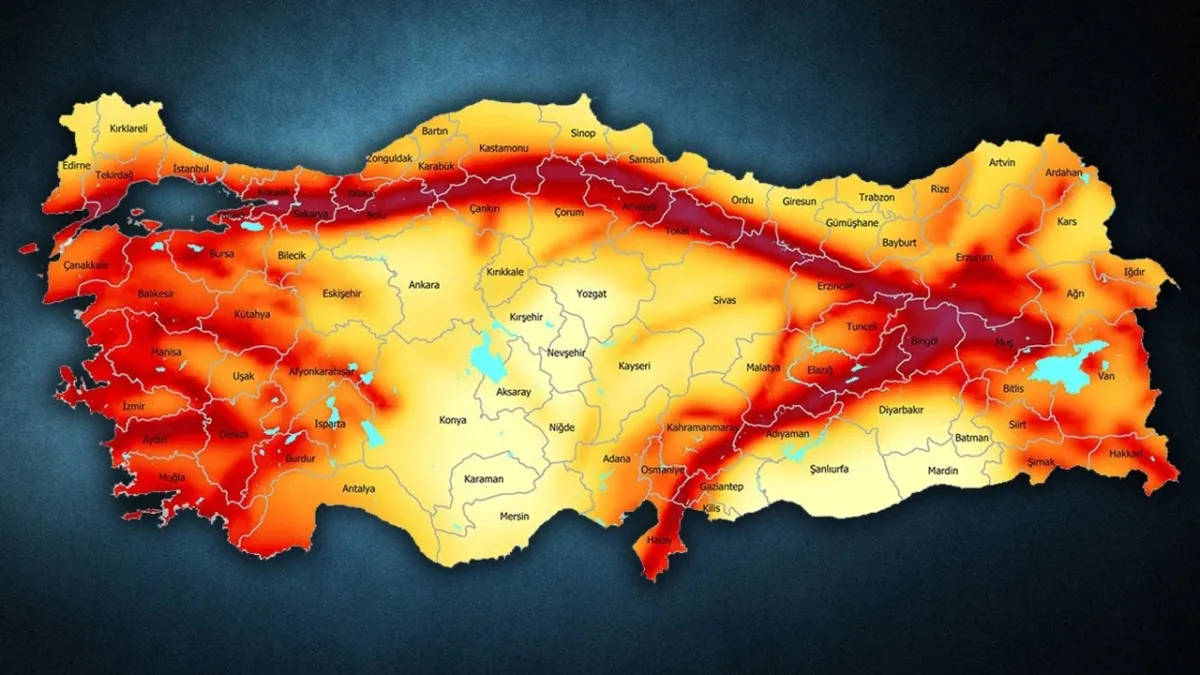turkiye deprem haritasi - Marmara Bölge Gazetesi