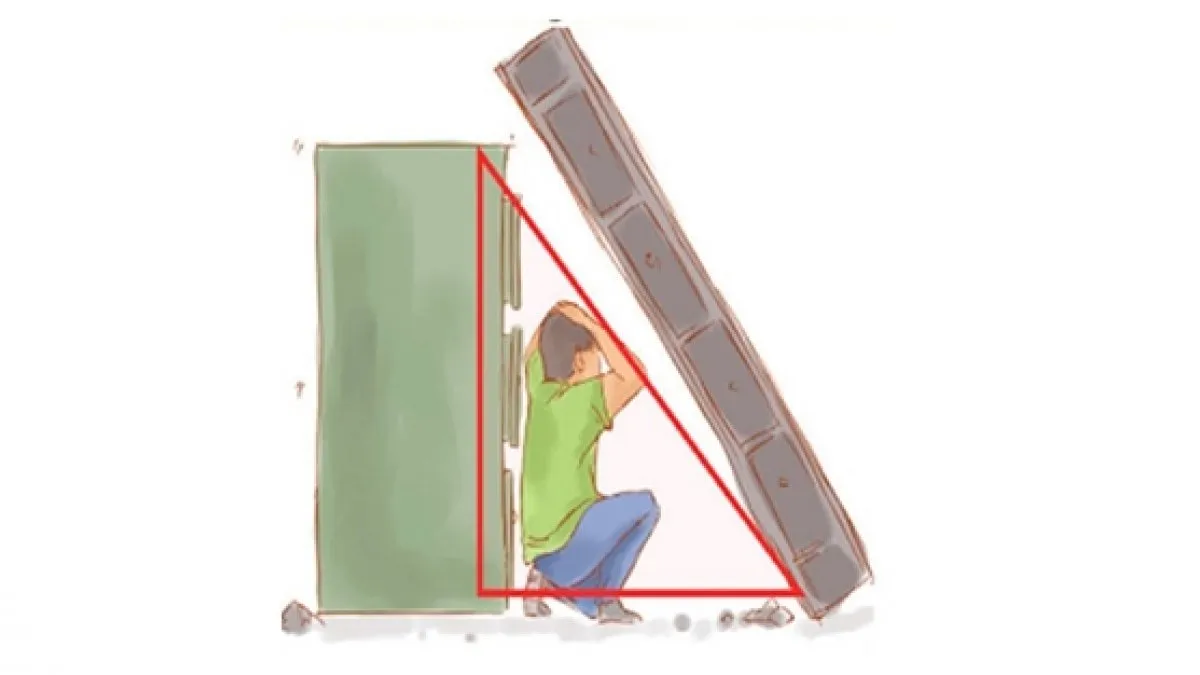 Deprem Anında Hayatta Kalmanın Altın Kuralı: Yaşam Üçgeni yasam ucgeni 4239 - Marmara Bölge Gazetesi