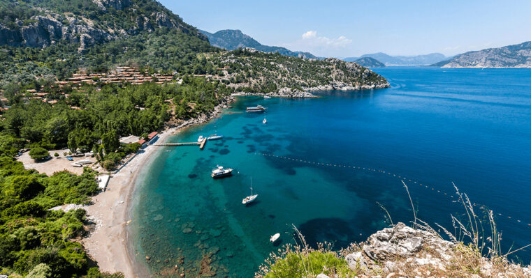 Marmaris’in Hisarönü bölgesinde yer alan Bördübet Koyu, artık yalnızca bir