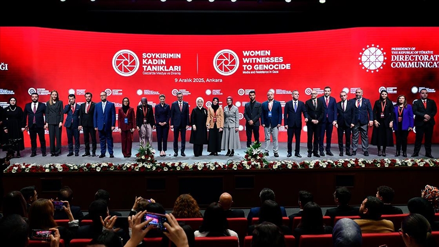 Cumhurbaşkanlığı İletişim Başkanlığı tarafından Ankara’da düzenlenen “Soykırımın Kadın Tanıkları Gazze'de