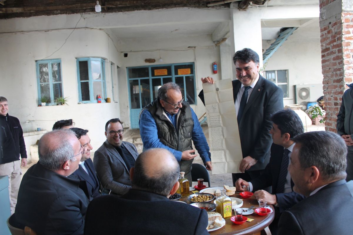 Balıkesir ve Çanakkale protokolü, Havran’da yeni eğitim yatırımlarını yerinde inceleyip
