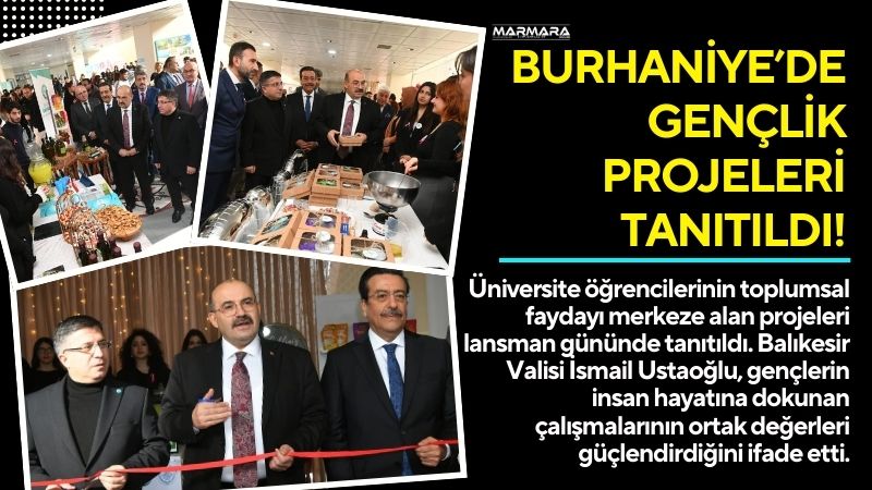 Üniversite öğrencilerinin toplumsal faydayı merkeze alan projeleri lansman gününde tanıtıldı.