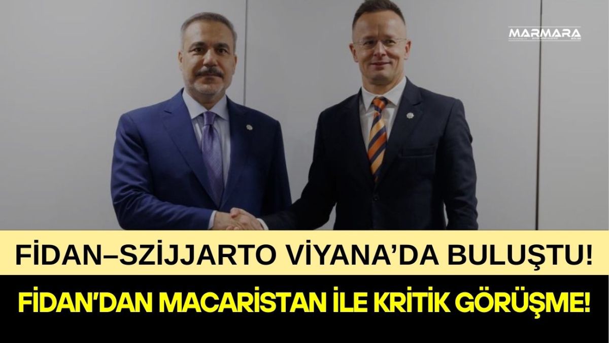 Dışişleri Bakanı Hakan Fidan, AGİT toplantıları kapsamında Viyana’da Macaristan Dışişleri