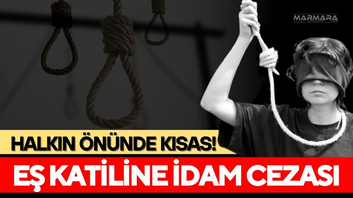 İran’da 2020 yılında eşini öldürdüğü belirlenen bir erkek hakkında verilen