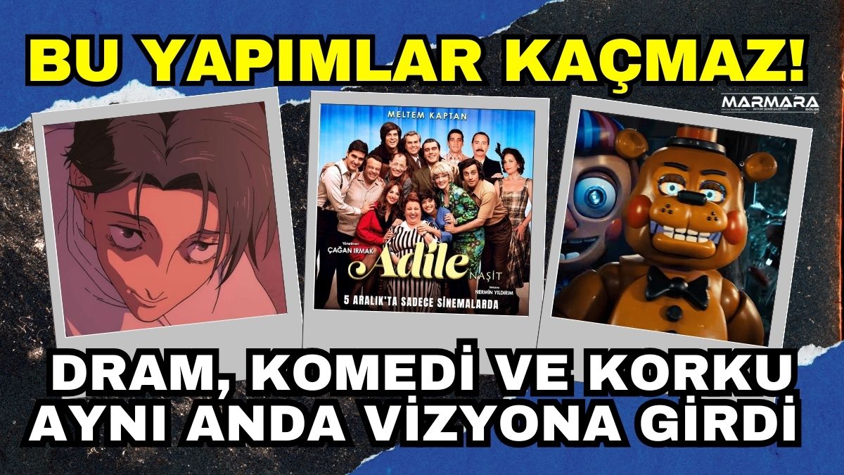 Bu hafta sinemalarda farklı türlerde 8 yeni film izleyiciyle buluşuyor.