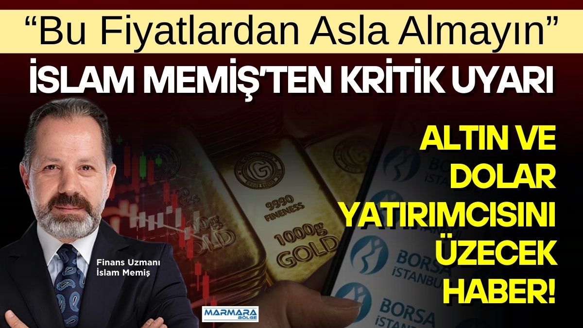 Finans uzmanı İslam Memiş, Fed ve TCMB faiz kararlarının piyasalarda