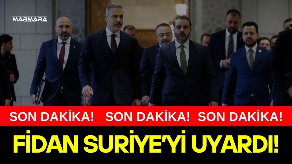 Dışişleri Bakanı Hakan Fidan, SDG’nin Suriye ordusuna entegrasyon sürecinde İsrail’le