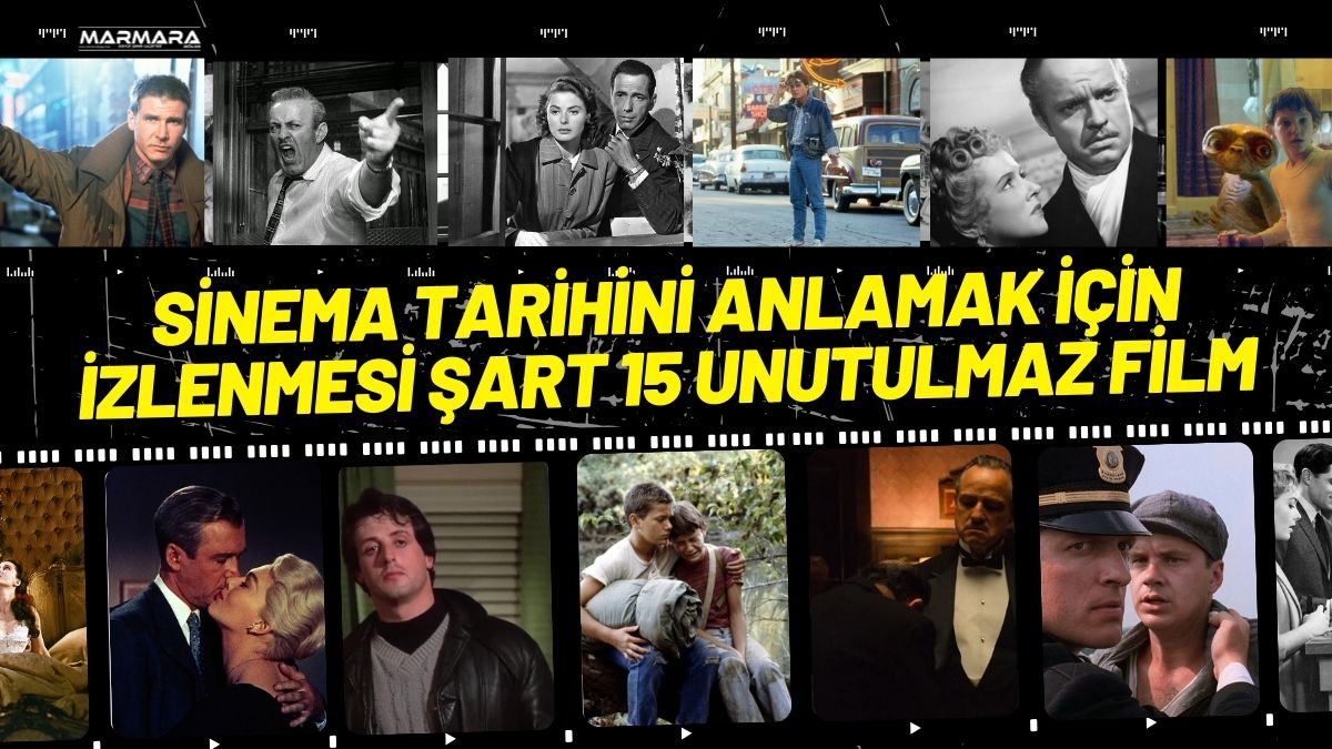 Sinema tarihine yön veren bu 15 efsane film, yalnızca dönemlerinin