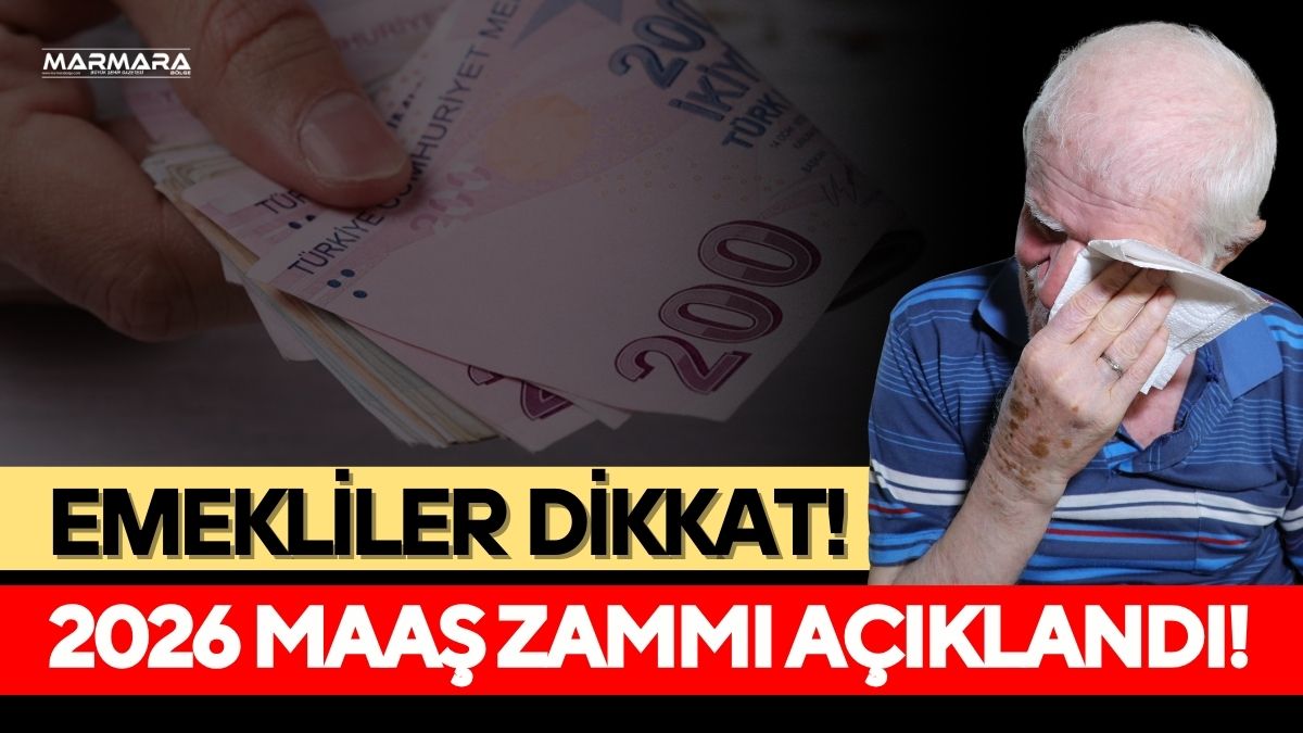 Emekli maaş zammı 2026 için kritik süreç başladı. Aralık ayı