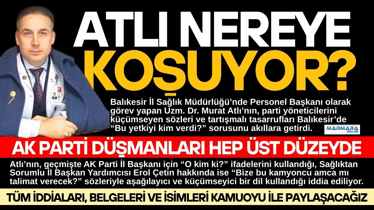 Balıkesir İl Sağlık Müdürlüğü’nde Personel Başkanı olarak görev yapan Uzm.