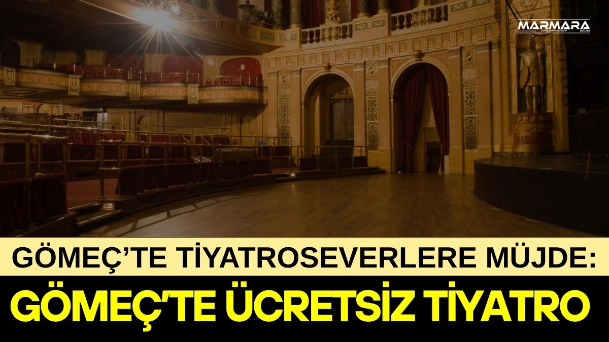 Gömeç Belediyesi Kent Tiyatrosu’nun sahneye taşıdığı iki perdelik komedi oyunu