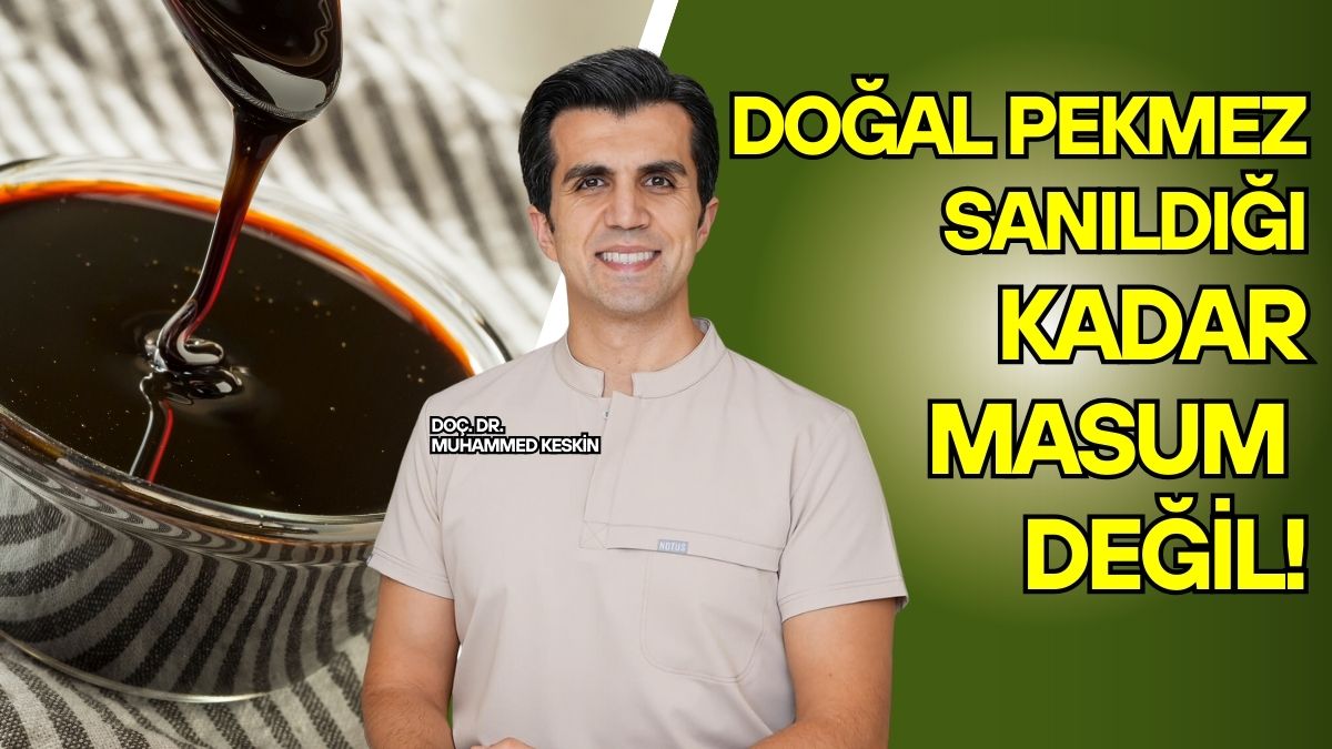 Doç. Dr. Muhammed Keskin, YouTube kanalında yayınladığı son videosunda pekmezle