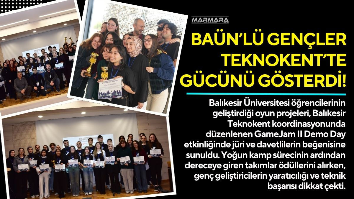 Balıkesir Üniversitesi öğrencilerinin geliştirdiği oyun projeleri, Balıkesir Teknokent koordinasyonunda düzenlenen