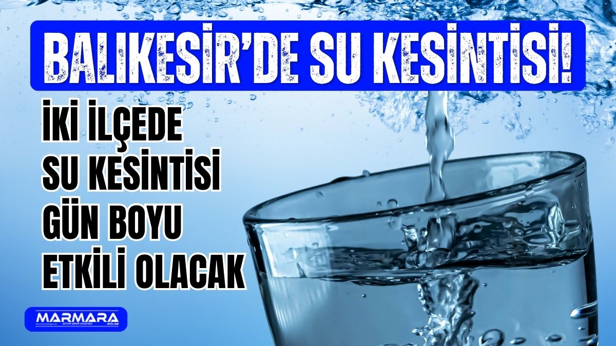 Balıkesir’in Bandırma ve Altıeylül ilçelerinde ana şebeke arızası nedeniyle 1