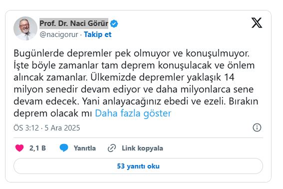 Deprem Kapıda mı? Ekran Alintisi - Marmara Bölge Gazetesi