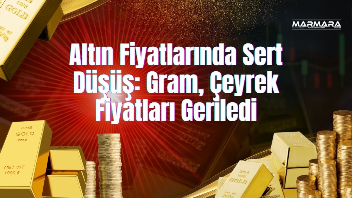 Altın piyasalarında bugün dikkat çeken bir geri çekilme yaşandı. Küresel
