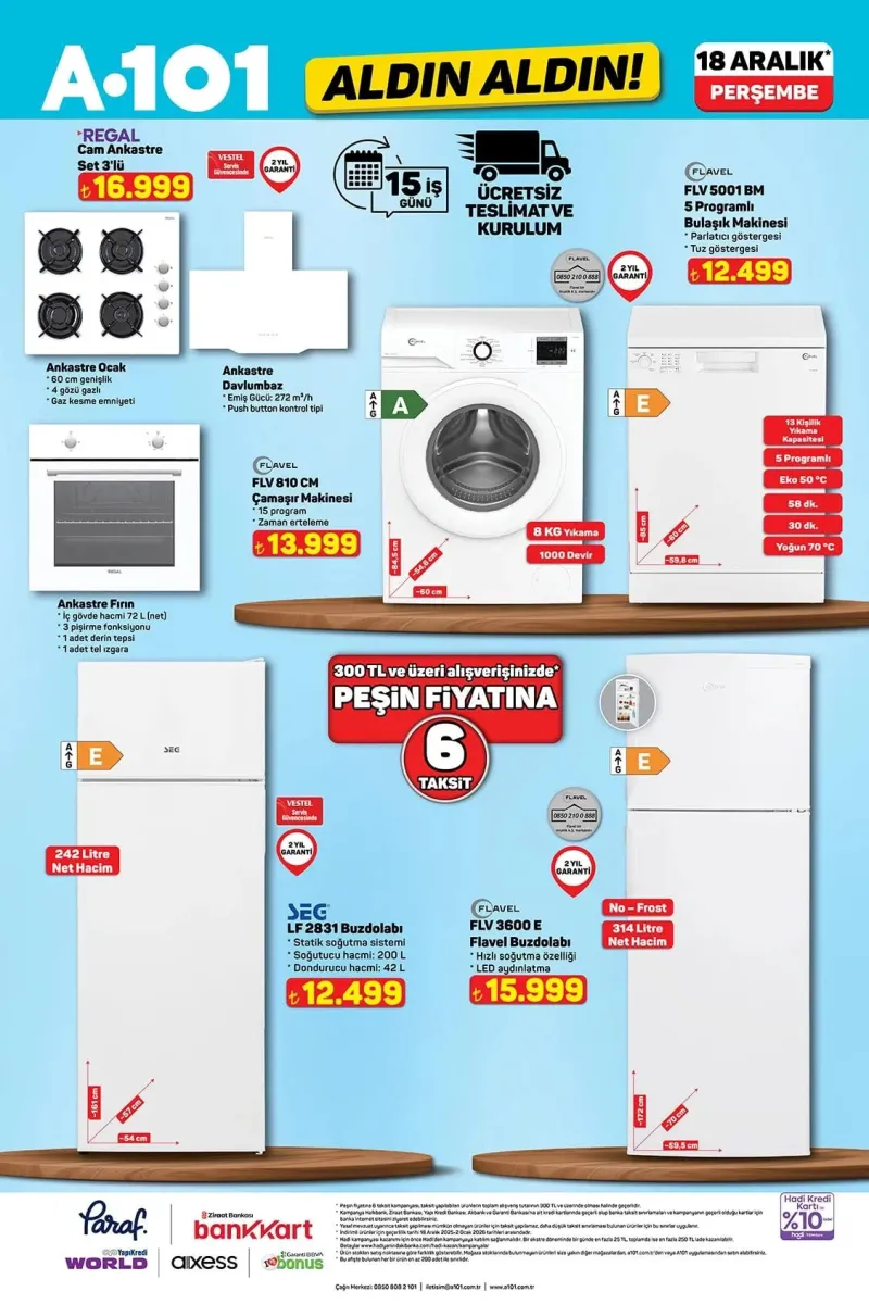 A101 Aldın Aldın’da Yılın İndirimi! Elektrikli Araçtan Beyaz Eşyaya, Gıdadan Elektroniğe Her Şey Var a101 18aralik20252 693c30a01ce95 - Marmara Bölge Gazetesi