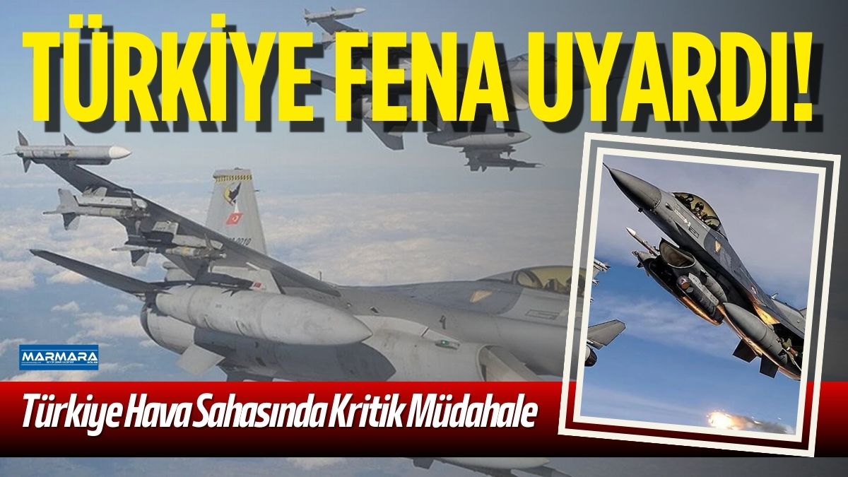 Karadeniz üzerinden Türkiye hava sahasına giren bir insansız hava aracının